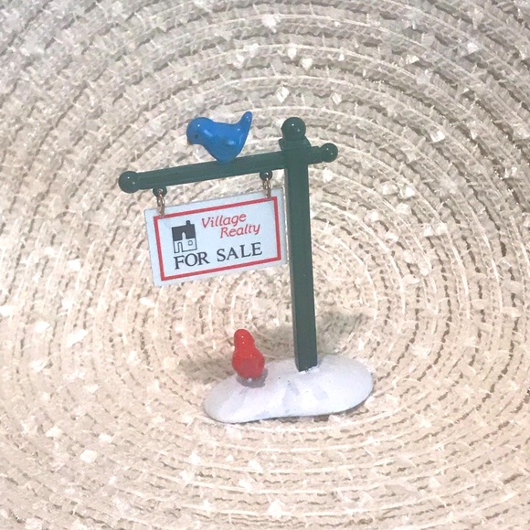 Department 56 Holiday Department 56 Snow Village For Sale Sign 989